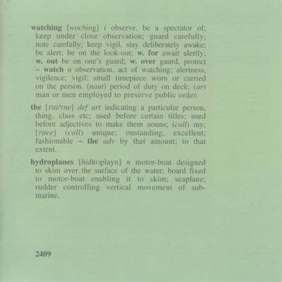 Watching The Hydroplanes (Clear Vinyl)